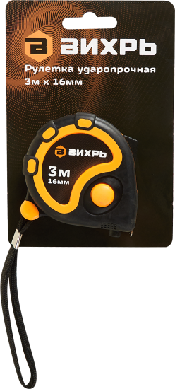 Рулетка Вихрь 3 м x 16 мм