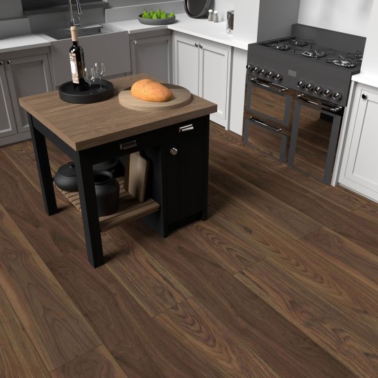 SPC плитка «Дуб Чогори» 43 класс 4 фаски толщина 5 мм 2.2 м²