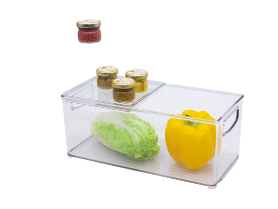 Органайзер 1 отсек Delinia LM 15.21x1.5x15.21 см пластик цвет прозрачный