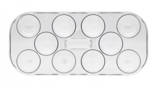 Емкость для яиц 1 отсек Delinia LM 13.8x5.7x29.72 см пластик цвет прозрачный