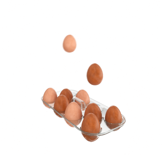 Емкость для яиц 1 отсек Delinia LM 13.8x5.7x29.72 см пластик цвет прозрачный