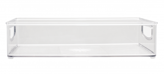 Емкость для холодильника 1 отсек Delinia LM 15.2x7.5x31.23 см пластик цвет прозрачный