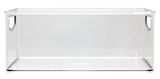 Емкость для холодильника 1 отсек Delinia LM 15.2x12.7x31.23 см пластик цвет прозрачный