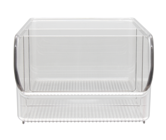 Органайзер 1 отсек Delinia LM 13.91x8.89x27.89 см пластик цвет прозрачный