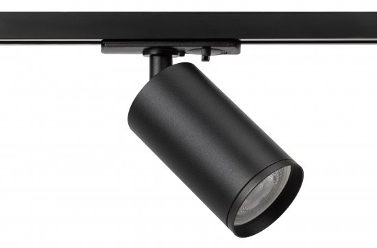 Трековый светильник спот ЭРА TR39 GU10 под лампу однофазный цвет черный
