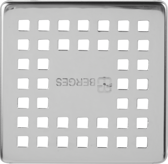 Трап для душа Berges Stock комбинированный затвор вертикальный слив 100x100x50 мм полипропилен