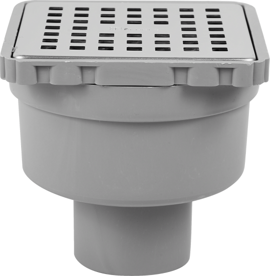 Трап для душа Berges Stock комбинированный затвор вертикальный слив 100x100x50 мм полипропилен