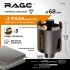 Коронка алмазная по бетону SDS-plus Rage by Vira 68 мм