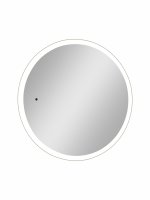 Шкаф зеркальный подвесной Time с подсветкой 60x60 см цвет белый