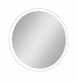 Шкаф зеркальный подвесной Time с подсветкой 60x60 см цвет белый