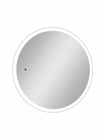 Шкаф зеркальный подвесной Time с подсветкой 60x60 см цвет белый