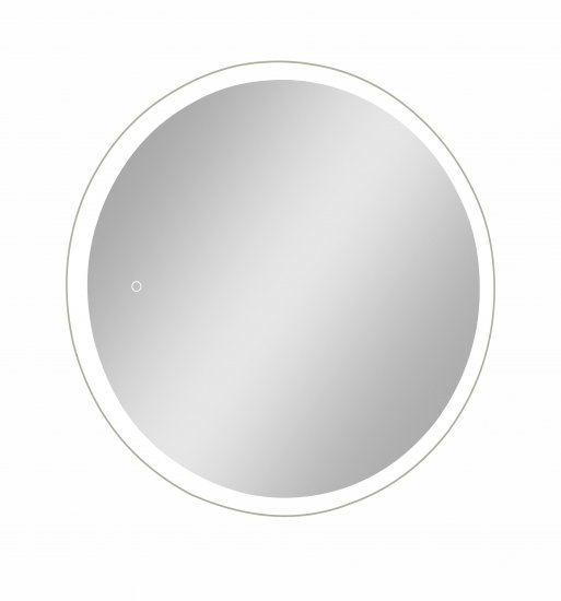 Шкаф зеркальный подвесной Time с подсветкой 60x60 см цвет белый