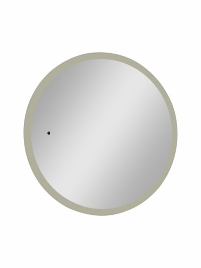 Шкаф зеркальный подвесной Time с подсветкой 60x60 см цвет белый