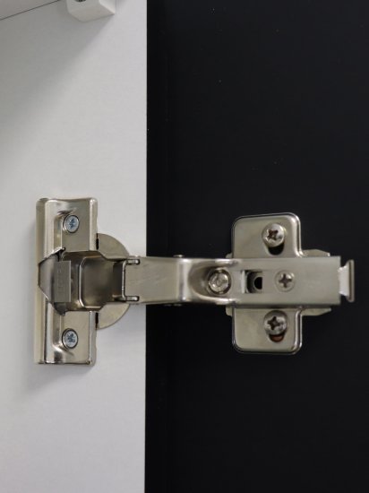 Шкаф зеркальный подвесной Perfect с подсветкой 56x85 см цвет черный