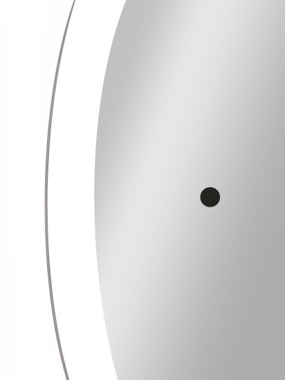 Шкаф зеркальный подвесной Time с подсветкой 70x70 см цвет белый