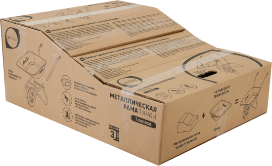 Рама для садовой тачки с одним колесом Geolia до 200 кг сталь