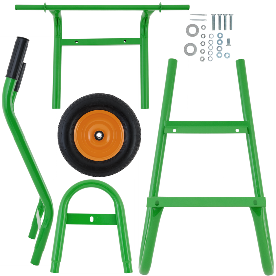 Рама для садовой тачки с двумя колёсами Geolia до 320 кг сталь