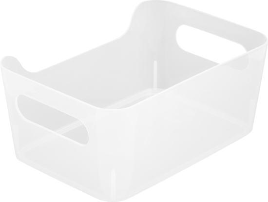 Корзина для хранения Scandi 17x7.5x12 см полипропилен цвет прозрачный