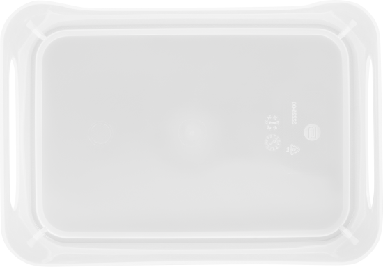 Корзина для хранения Scandi 17x7.5x12 см полипропилен цвет прозрачный