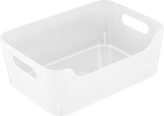 Корзина для хранения Scandi 24x9x17 см полипропилен цвет прозрачный