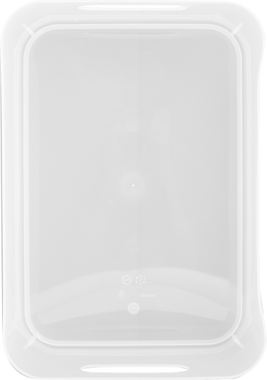 Корзина для хранения Scandi 24x9x17 см полипропилен цвет прозрачный