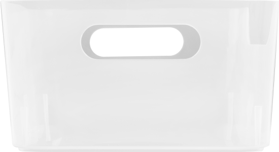 Корзина для хранения Scandi 24x9x17 см полипропилен цвет прозрачный