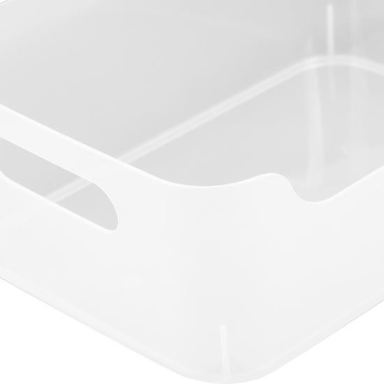 Корзина для хранения Scandi 24x9x17 см полипропилен цвет прозрачный