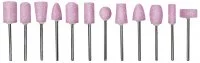 Набор насадок для гравера абразивных Vertextools 0987-5-12, 12 шт.