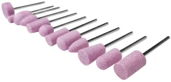 Набор насадок для гравера абразивных Vertextools 0987-5-12, 12 шт.