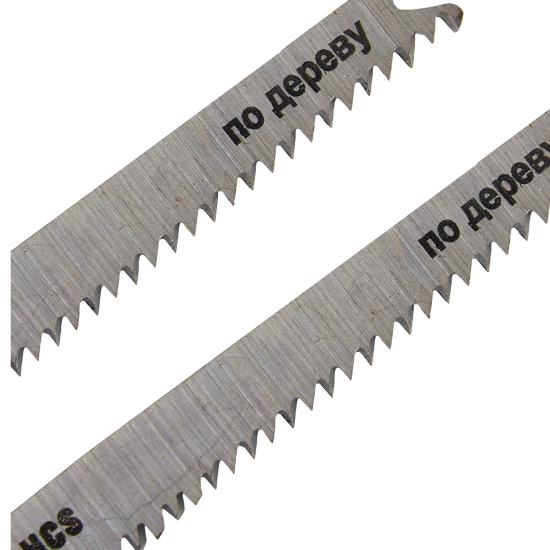Пилка для лобзика по дереву и ламинату Вихрь Т308В чистый рез, 2 шт.