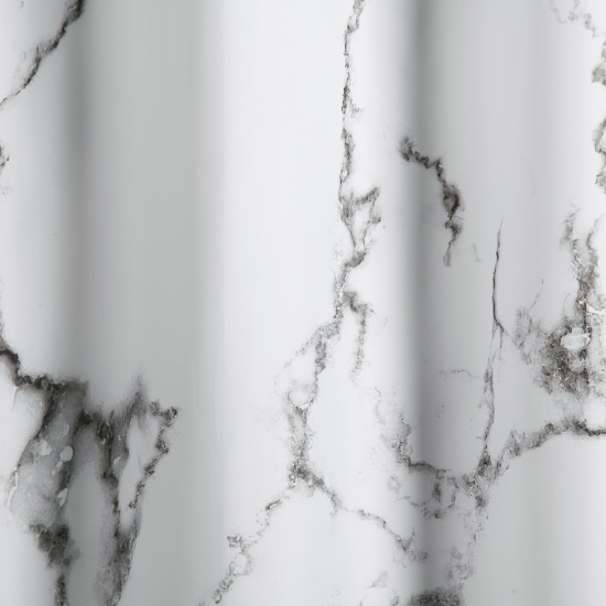 Штора для ванной Vidage Агатти 180x200 см полиэстер цвет белый