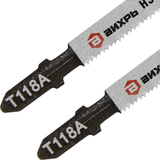 Пилка для лобзика по металлу Вихрь Т118A чистый рез, 2 шт.