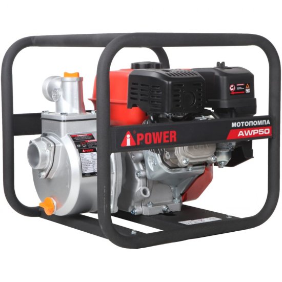 Бензиновая мотопомпа для чистой воды A-iPower AWP50