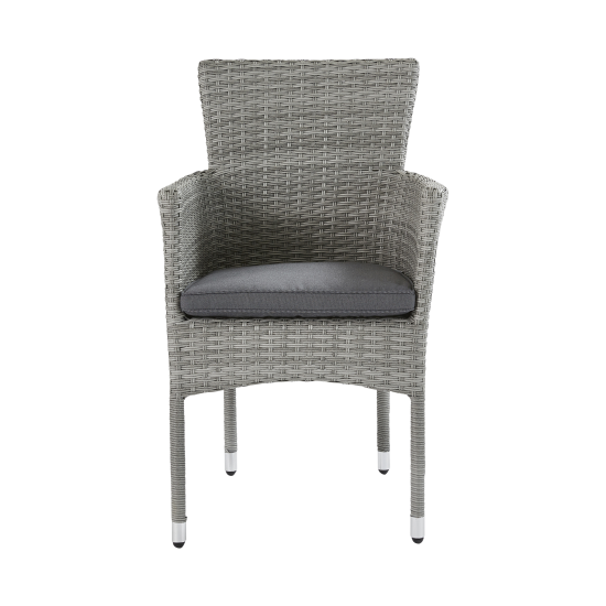 Кресло Naterial Davos 59x57x88 см алюминий цвет серый