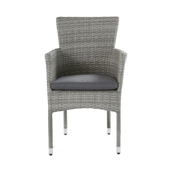 Кресло Naterial Davos 59x57x88 см алюминий цвет серый