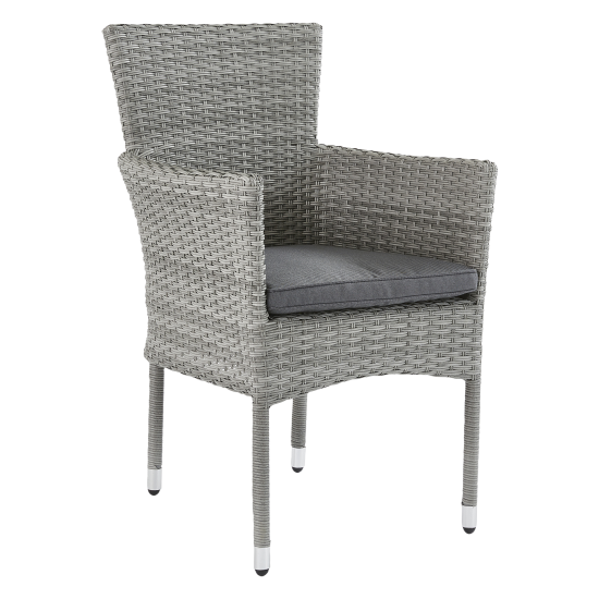 Кресло Naterial Davos 59x57x88 см алюминий цвет серый