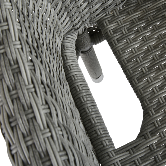 Кресло Naterial Davos 59x57x88 см алюминий цвет серый