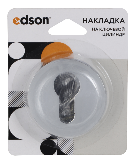 Накладка на цилиндр Edson EDS-SC-R2 ø54 мм цвет хром