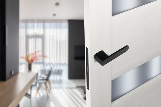 Дверные ручки Edson EDS-186B-Q4 цвет черный