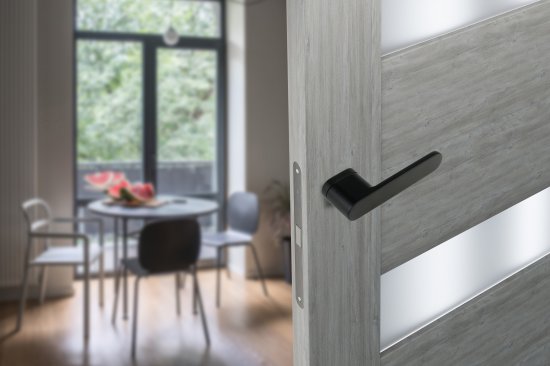 Дверные ручки Edson EDS-186B-Q4 цвет черный