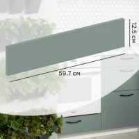 Фасад выдвижного ящика София 59.7x12.5 см DELINIA ID ЛДСП цвет зеленый