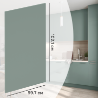 Фасад кухонного шкафа София 59.7x102.1 см DELINIA ID ЛДСП цвет зеленый