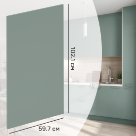 Фасад кухонного шкафа София 59.7x102.1 см DELINIA ID ЛДСП цвет зеленый