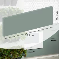 Фасад выдвижного ящика София 39.7x12.5 см DELINIA ID ЛДСП цвет зеленый