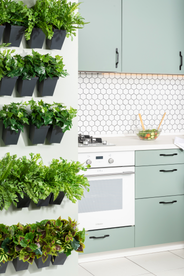 Фальшпанель для кухонного шкафа София грин 58x214.4 см Delinia ID ЛДСП цвет зеленый