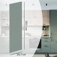 Фасад кухонного шкафа София 29.7x102.1 см DELINIA ID ЛДСП цвет зеленый