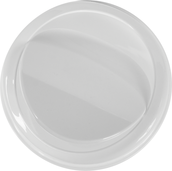 Контейнер для мусора 1 л с крышкой цвет белый