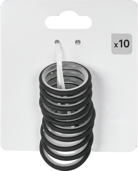 Кольцо с крючком металл цвет черный 20 мм 10 шт