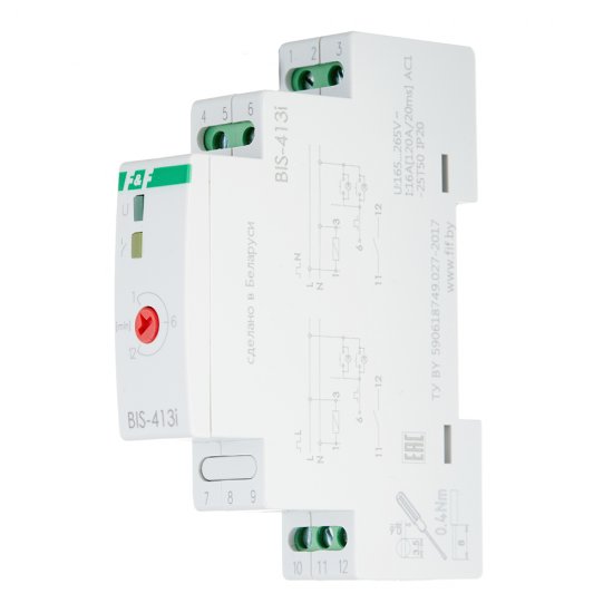 Реле импульсное модульное Евроавтоматика BIS-413i (EA01.005.019) 165-265 В 16 А 1НО