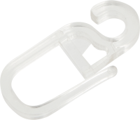 Крючок для кольца 2 см цвет белый 20 шт